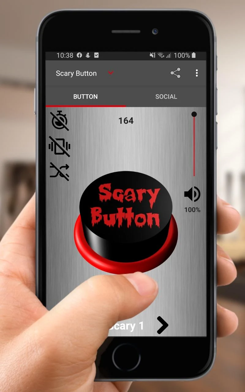 Scary Sound Button Gameplay Screenshot